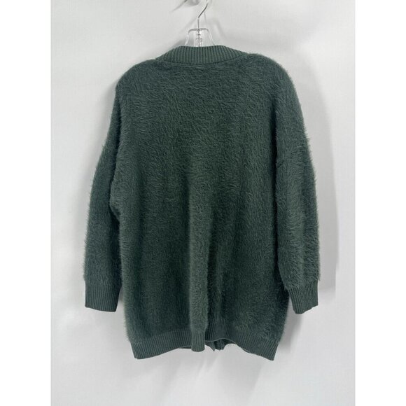 Tahari Green Button-Up Cardigan - Picture 6 of 7